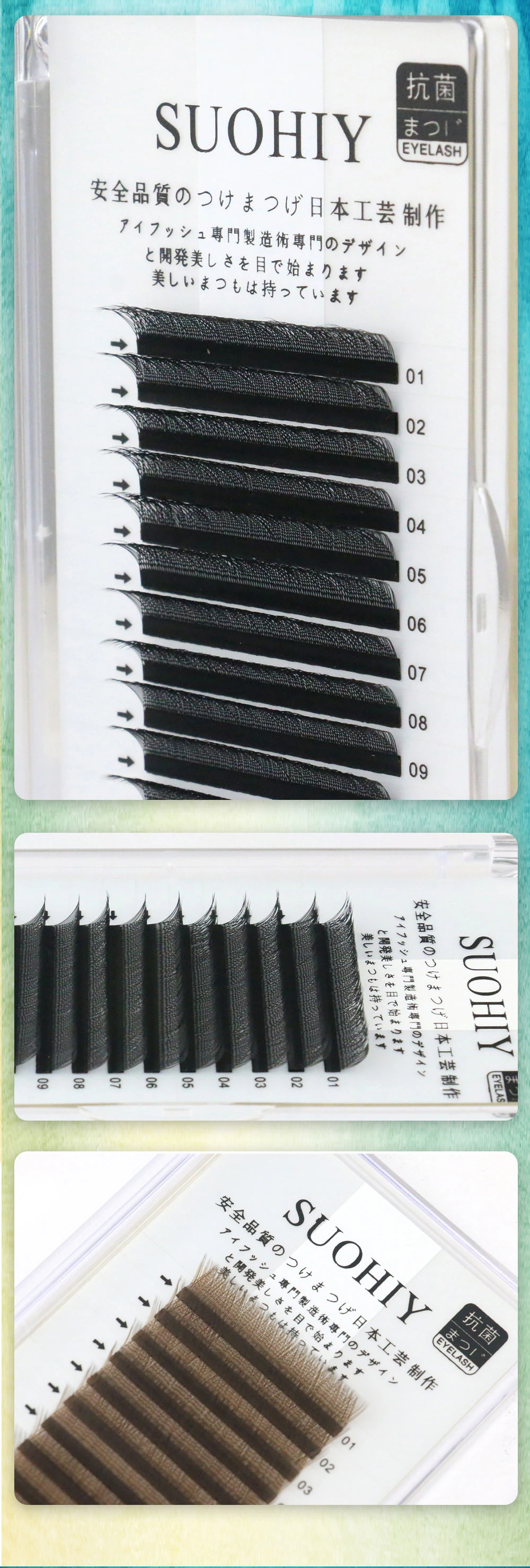 Factory Price Private Label Customized Lashes Box Professional Bulk Yy Shape Eyelash Extensions