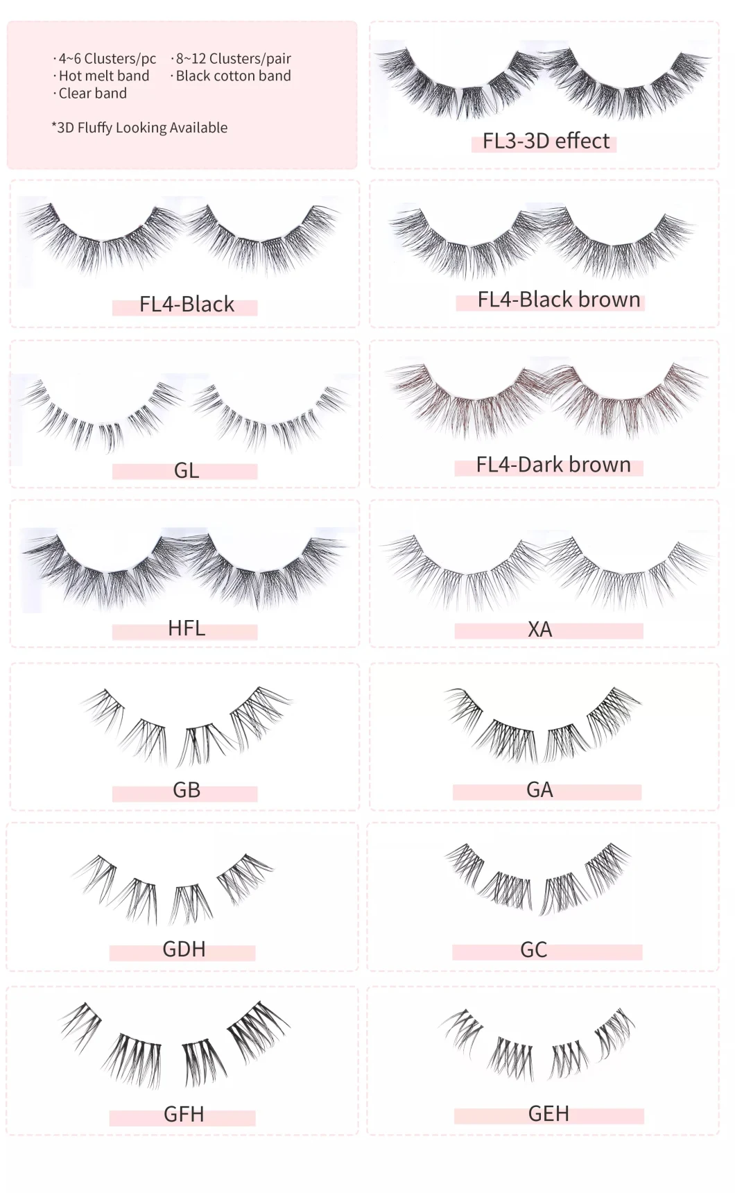 Professional Silk Premade Volume Fans Private Label Lashes Individual Eyelash Extension Supplies