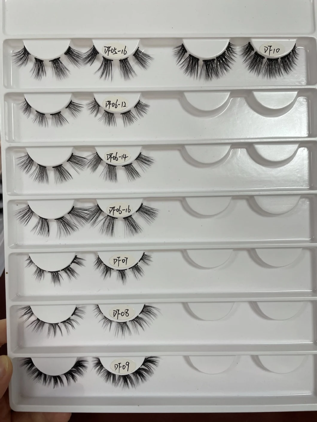 100% Plant Fiber Lashes with Custom Package Fluffy Wispy Degradable Eyelashes