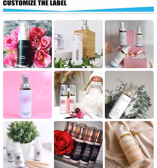 Großhandelspreis Maßgeschneidertes Wimpernshampoo, Wimpernverlängerungsreiniger, Augenlid-Schaumreiniger