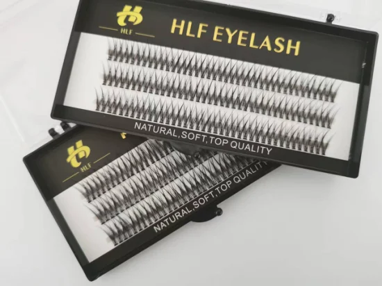 Wimpern wärmegebunden 10d 0,07 mm Faux Mink Cluster Lashes CD Curl Einzelne Wimpern Cluster Flare Wimpernverlängerungen