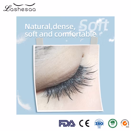 Mengfan China Unique Lashes Hersteller Schnelles, einfaches Auffächern von Make-up-Volumen-Wimpern Weiche und bequeme Nerz-Wimpernverlängerung in Form von Feen-Cluster-Wimpern
