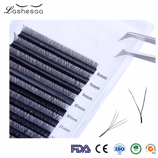 Mengfan Beste Streifenwimpern China 3D-Wimpernverlängerungen Fabrik Schnelles Volumen Vorgefertigte Fächer-Yy-Form-Wimpernverlängerung Y-Wimpernverlängerung Yy-Wimpernverlängerungen